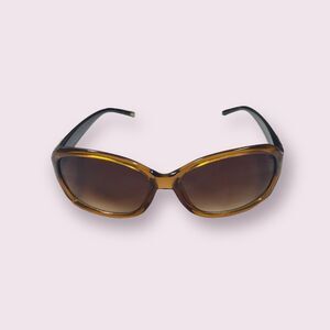 Fossil Black/Gold‎ Oval Sunglasses